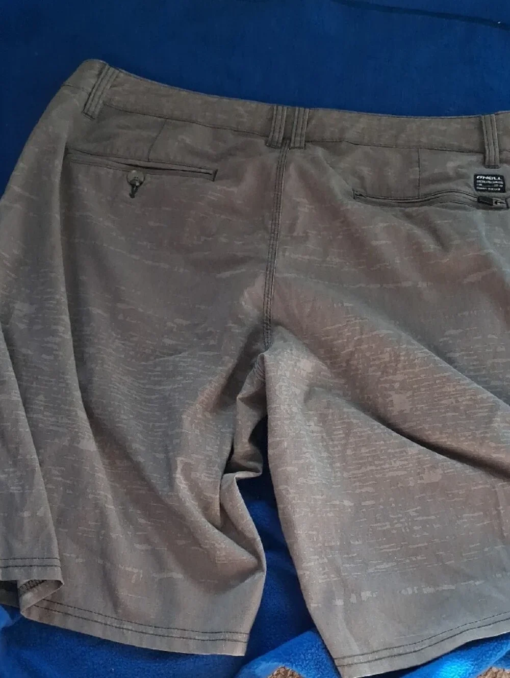 Men's Gray Flat Front Shorts - Lightweight Everyday Style